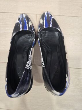 DKNY Blue & Black Heels